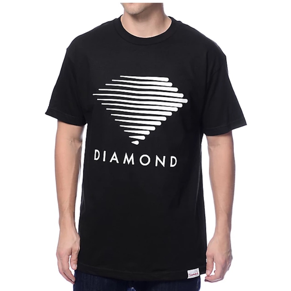 NEW Diamond Supply Co. Westwind Black Mens T Shirt